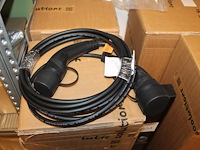 5 autolaadkabels / koppelkabels type 2. 6m 3x2,5 mm2. - afbeelding 1 van  2