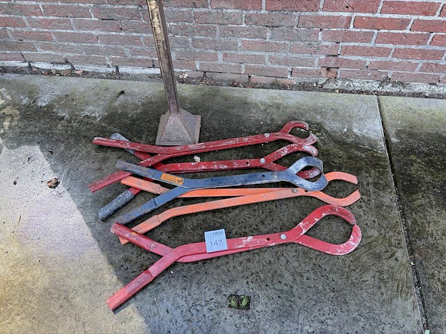 5 bandentangen en stamper - afbeelding 1 van  2