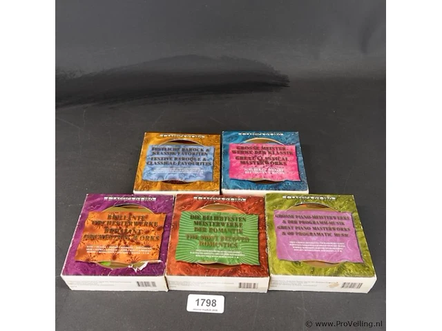 5 cassettes met klassieke muziek - afbeelding 1 van  5