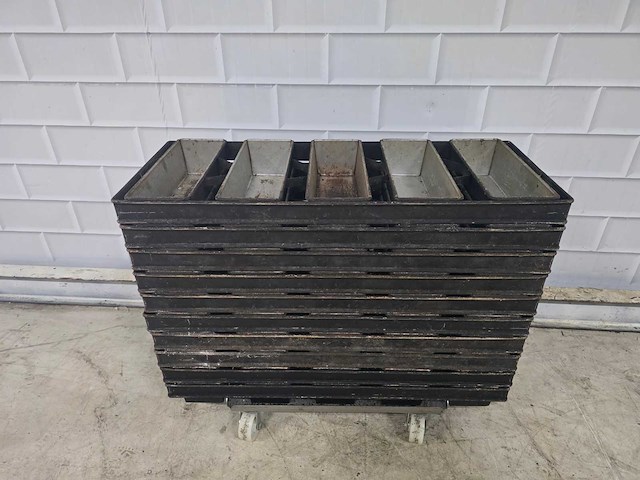 5 delige broodkoppel op trolly (10x) - afbeelding 3 van  4