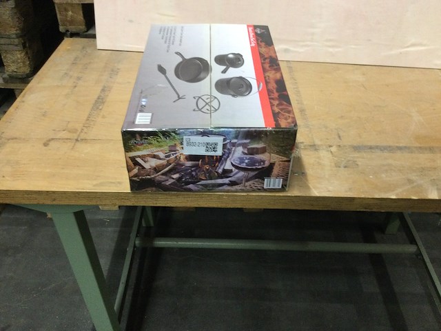 5-delige dutch oven set el fuego, ay4661, zwart - afbeelding 4 van  4