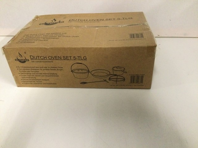 5-delige dutch ovenset, el fuego, ay4661, zwart - afbeelding 2 van  3