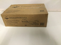 5-delige dutch ovenset, el fuego, ay4661, zwart - afbeelding 2 van  3