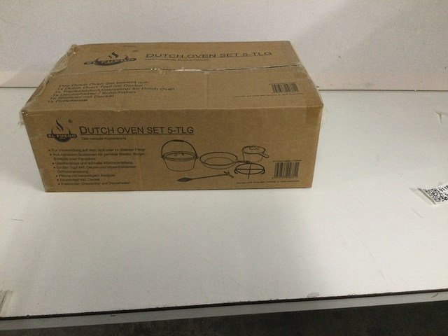 5-delige dutch ovenset, el fuego, ay4661, zwart - afbeelding 2 van  4