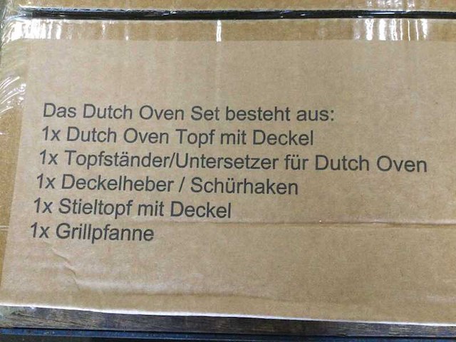 5-delige ovenset, el fuego, ay04661, zwart - afbeelding 2 van  3
