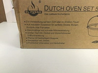 5-delige ovenset el fuego, ay4661, zwart - afbeelding 2 van  3
