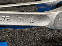 5-delige ringratel- / steeksleutelset, gedore, 7 r-005 - afbeelding 7 van  9