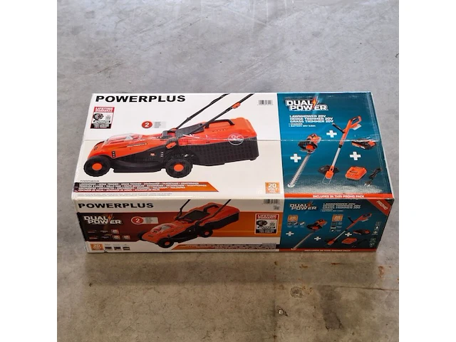 5-delige tuingereedschap set, powerplus, dual power - afbeelding 2 van  4