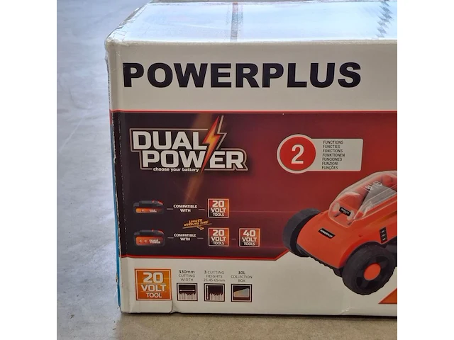 5-delige tuingereedschap set, powerplus, dual power - afbeelding 4 van  4