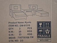 5-delige tuinmeubelset, furniqs, kyoto - afbeelding 16 van  24