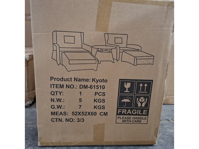 5-delige tuinmeubelset furniqs, kyoto - afbeelding 15 van  24