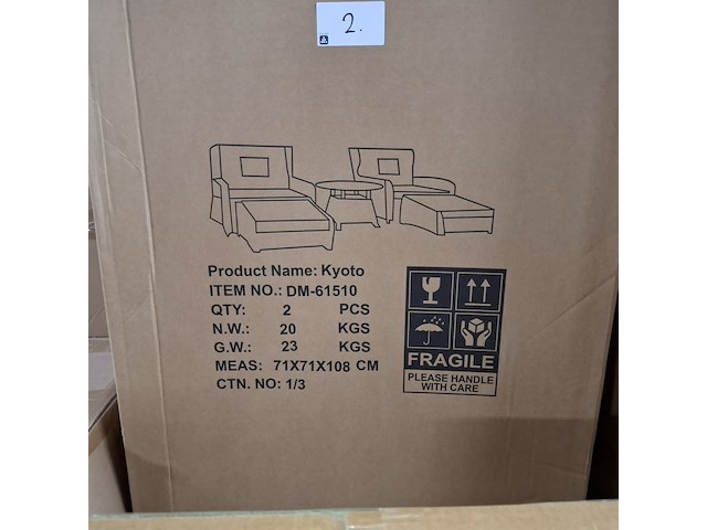 5-delige tuinmeubelset furniqs, kyoto - afbeelding 17 van  24