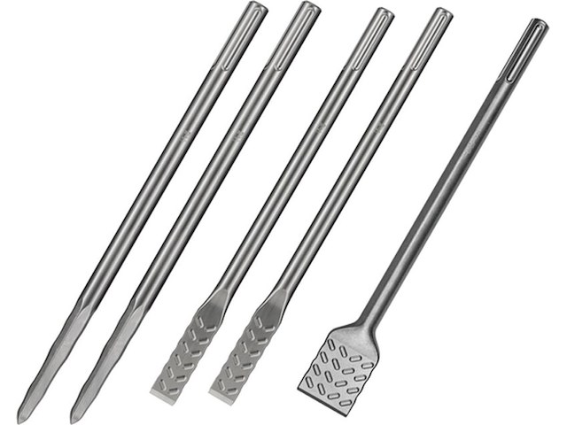 5-dlg beitel set sds-max makita, e-20236 - afbeelding 1 van  3