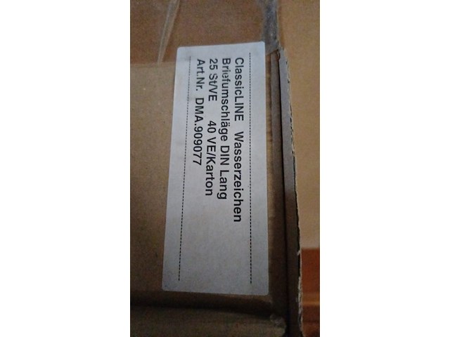 5 doos enveloppe zonder venste 110x220 40 pakjes van 25 stuks - afbeelding 6 van  7