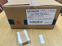 5 dozen met 7250 stuks ijslepels / ijsspatels (totaal 36.250 stuks) - afbeelding 1 van  4