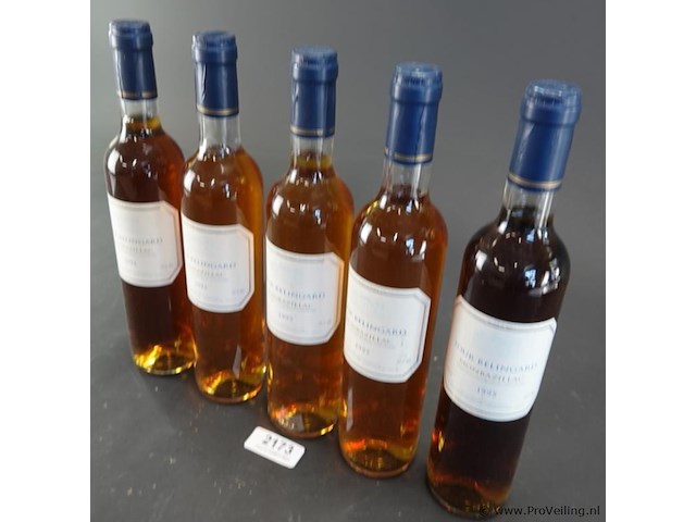 5 flessen tour bélingard monbazillac 1995 - afbeelding 2 van  5