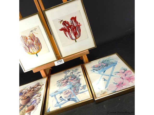 5 ingelijste drukken - afbeelding 3 van  5