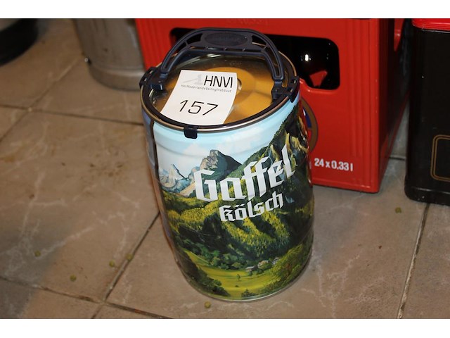 5 liter vat bier goffel kolsch. - afbeelding 1 van  2