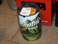 5 liter vat bier goffel kolsch. - afbeelding 1 van  2