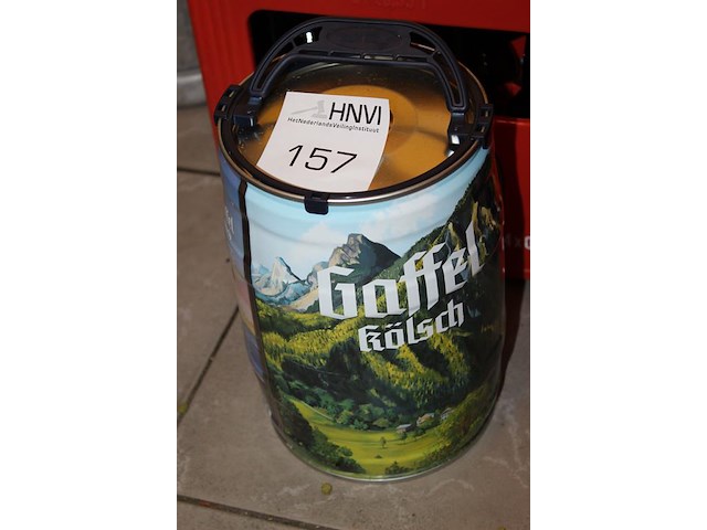 5 liter vat bier goffel kolsch. - afbeelding 2 van  2