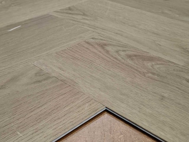 5 m2 pvc spc click visgraat - 750 x 150 x 4 mm - afbeelding 2 van  3