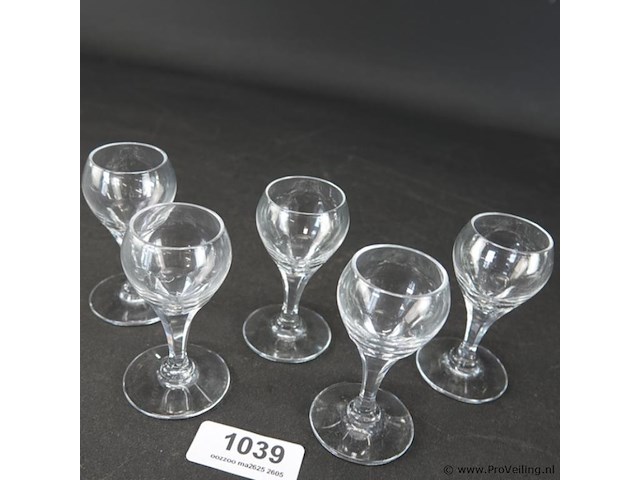 5 model gondole kristallen glazen - afbeelding 2 van  5