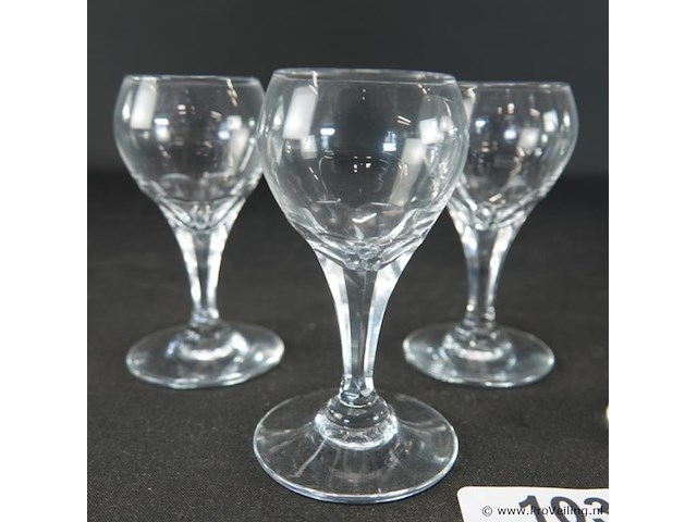 5 model gondole kristallen glazen - afbeelding 4 van  5