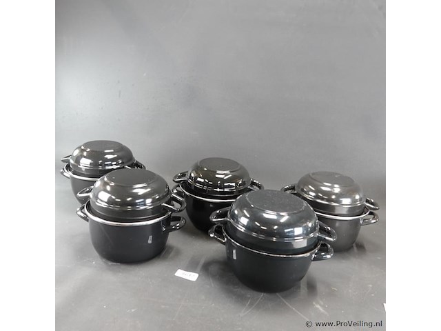 5 mosselpannen - afbeelding 1 van  5