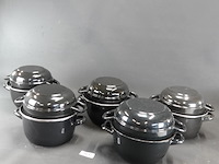 5 mosselpannen - afbeelding 1 van  5