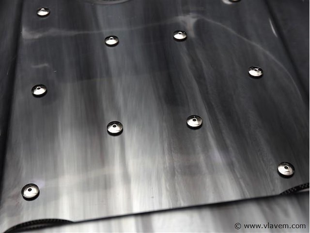 5 persoons outdoor spa 208x208 cm incl. 2 ligbedden - cloudy black bad / antraciete zijkant - afbeelding 16 van  23