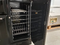 5 pits gas/elektrisch fornuis, falcon, zwart - afbeelding 3 van  15