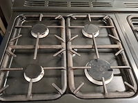 5 pits gas/elektrisch fornuis, falcon, zwart - afbeelding 6 van  15