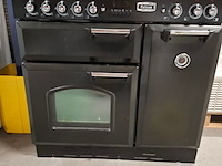 5 pits gas/elektrisch fornuis, falcon, zwart - afbeelding 10 van  15