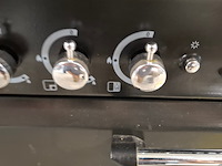 5 pits gas/elektrisch fornuis, falcon, zwart - afbeelding 12 van  15