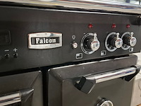 5 pits gas/elektrisch fornuis, falcon, zwart - afbeelding 13 van  15
