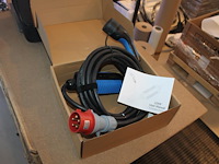 5 portable laadkabels 7 meter. cee32 rood naar type2. 22kw. - afbeelding 1 van  3