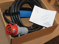 5 portable laadkabels 7 meter. cee32 rood naar type2. 22kw. - afbeelding 2 van  3