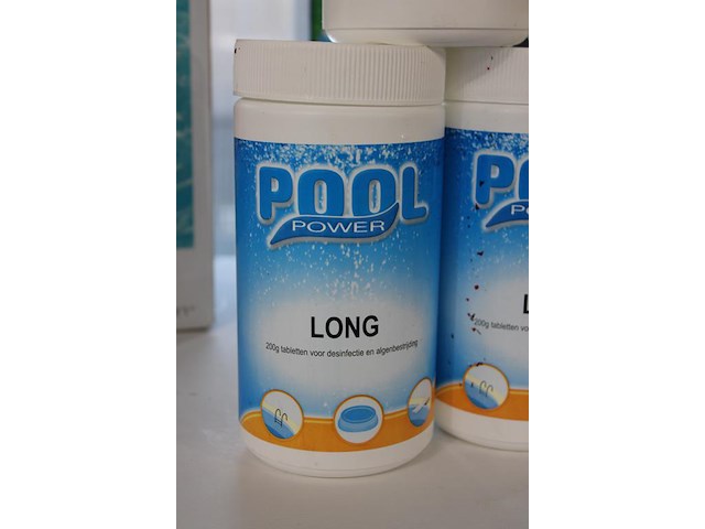 5 potten chloortabletten poolpower. - afbeelding 2 van  2