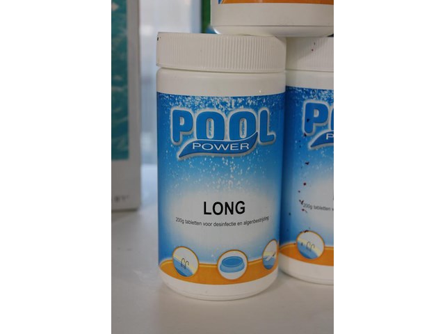 5 potten chloortabletten poolpower. - afbeelding 2 van  2