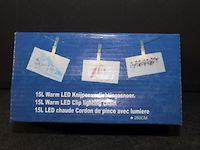 5 stuks warm led knijper verlichtingssnoer in kr 6 - afbeelding 4 van  5