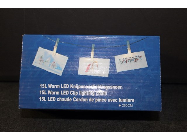 5 stuks warm led knijper verlichtingssnoer in kr 6 - afbeelding 4 van  5