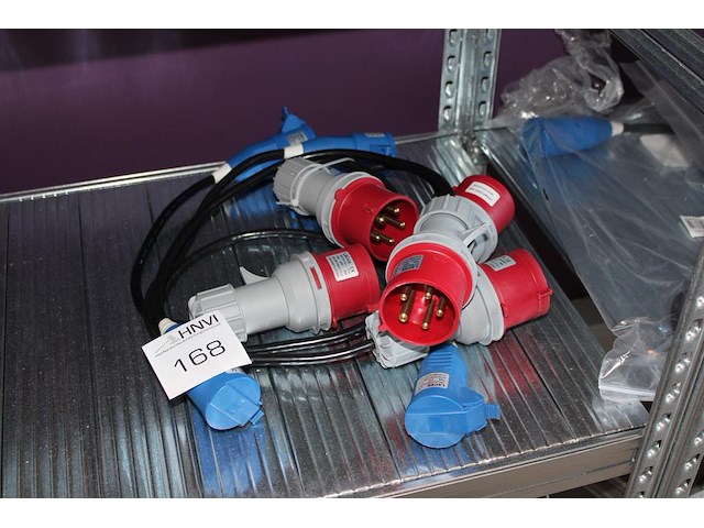 5 verloopkabels cee32 naar schuco. - afbeelding 1 van  2