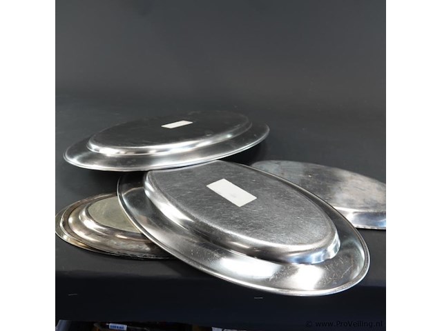 5 verzilverde schalen - afbeelding 4 van  5