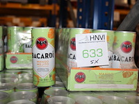 5 x 12 blikken bacardi cola mango mjito 0,25cl. tht 6-2026. bod inclusief statiegeldwaarde van 7,20 euro. - afbeelding 1 van  2