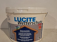 5 x 12 liter buitenlatex, lucite, wit - afbeelding 3 van  8