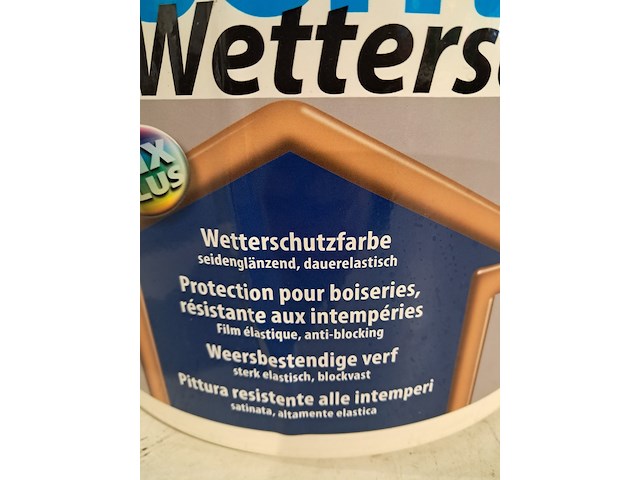 5 x 12 liter buitenlatex, lucite, wit - afbeelding 6 van  8