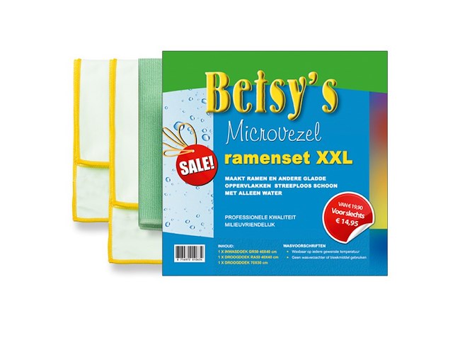 5 x betsy’s microvezel ramenset xxl - afbeelding 3 van  3
