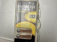 5 x doosje gehoorapparaat batterijen bruin , 6 stuks in een doosje - afbeelding 4 van  5