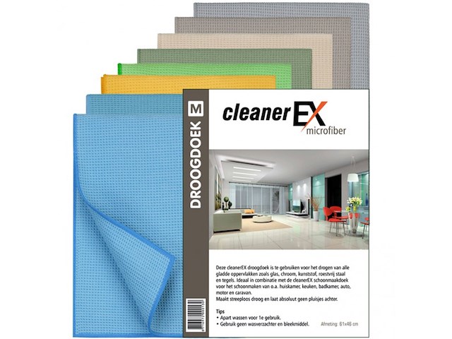5 x droogdoek cleanerex microfiber - afbeelding 3 van  3