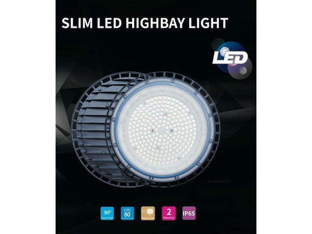 5 x highbay ufo 135w - slim design smd - koud wit 6500k - afbeelding 3 van  5
